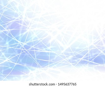 3d background ice structure. Scratches white blue clear textured illustration. Defoces wall and floor template. Wonderful backdrop. Bright shine.