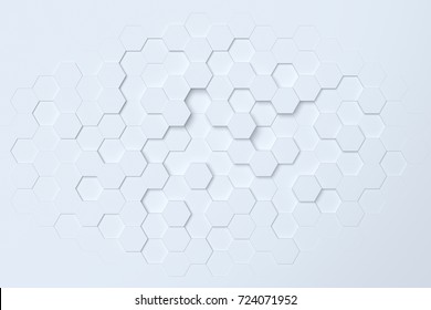 3d background light  honeycomb of different height, can be used in cover design, book design, website background, CD cover, advertising.3d rendering. - Powered by Shutterstock