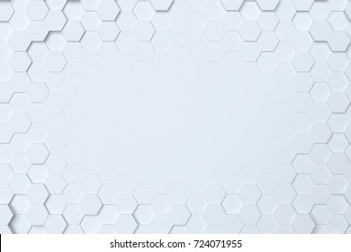 3d background light  honeycomb of different height, can be used in cover design, book design, website background, CD cover, advertising.3d rendering.