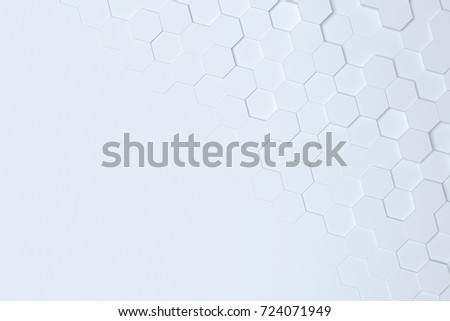 3d background light  honeycomb of different height, can be used in cover design, book design, website background, CD cover, advertising.3d rendering.