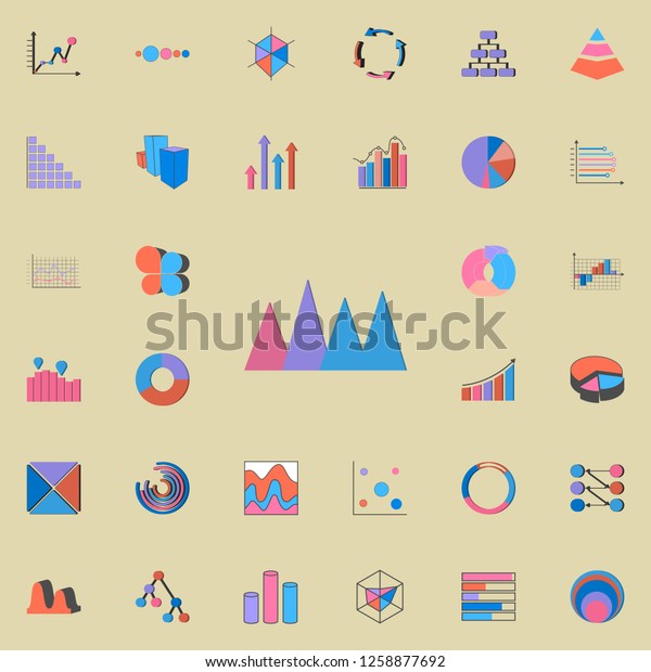 3d Bar Chart Icon Charts Diagramms Stock Illustration 1258877692 ...