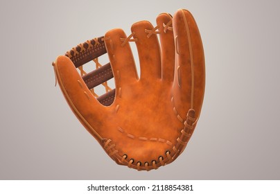 3D Baseball Glove Icon. Baseball Mitte 3d Illustration. Sport Illustration.