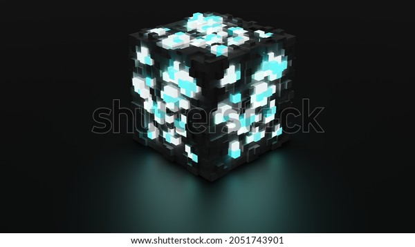 3d Block Diamonds Wallpaper Background 4k Stock Illustration 2051743901 ...