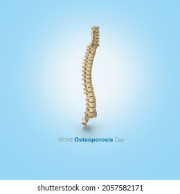 3d bones mean World Osteoporosis Day  - Powered by Shutterstock