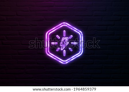 3d Boost Prevention Capabilities Icon Neon style