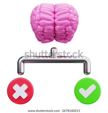 3D Brain Decision Making Process