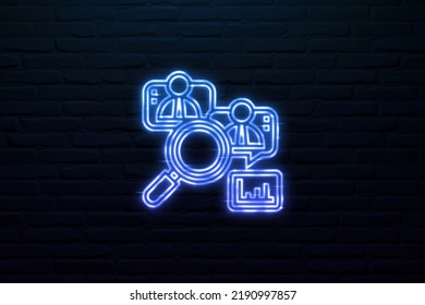 3D Brand Strategy Philosophy Icon Neon Sign