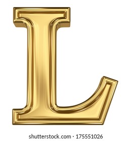 Gold Letter L Images, Stock Photos & Vectors | Shutterstock