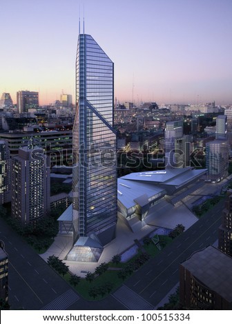 3d building