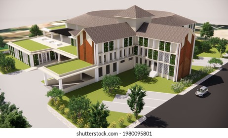3d building design and rendering 