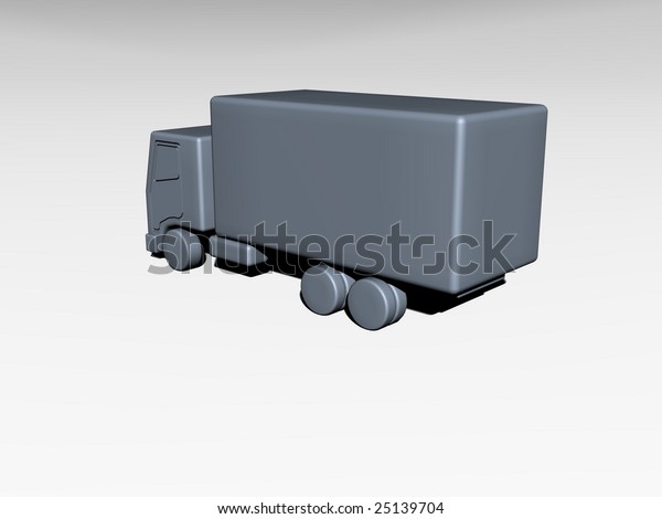 3d bulk truck\
back