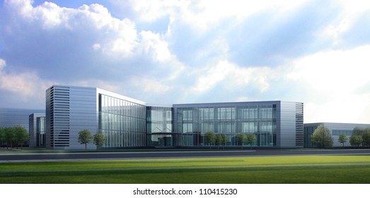 3d Business building