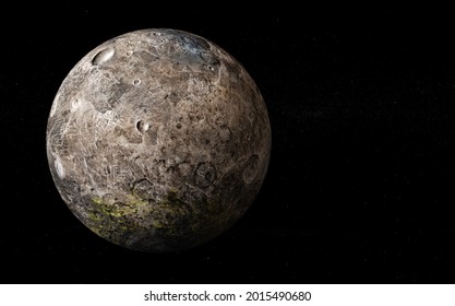 3D Ceres Planet Rendering Space View