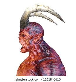 3D CG rendering of Armed monster