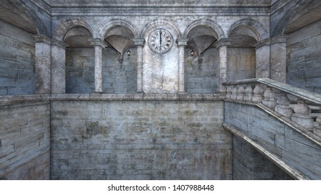 3D CG rendering of Castle