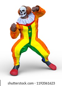 3D CG rendering of clown