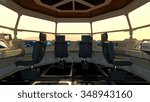 3D CG rendering of control room
