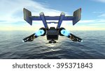 3D CG rendering of a fighter