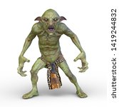 3D CG rendering of goblin