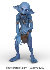 3D CG rendering of a goblin