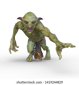 3D CG rendering of goblin