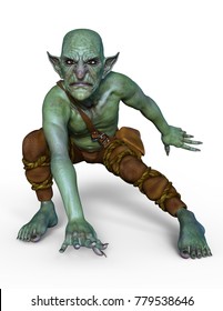 3D CG rendering of a goblin