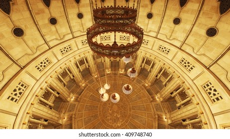3D CG rendering of grand hall