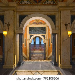 3D CG rendering of the grand hall