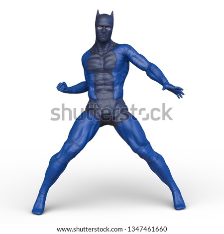3D CG rendering of hero