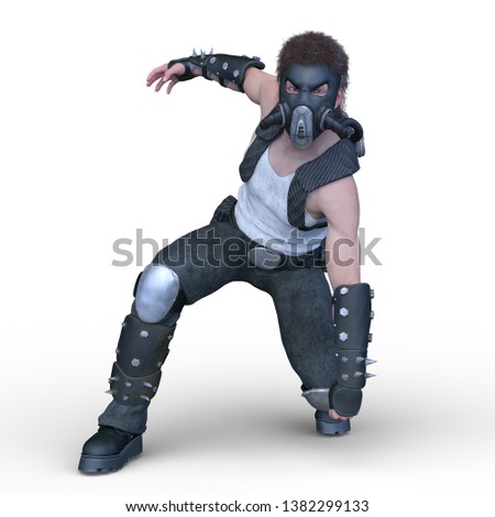 3D CG rendering of hero