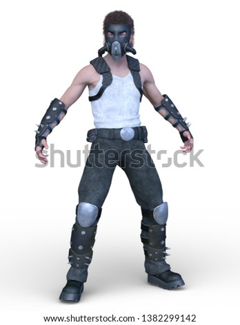 3D CG rendering of hero