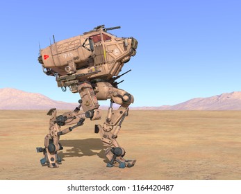 3D CG rendering of Humanoid