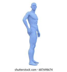 3D CG Rendering Of A Male Body