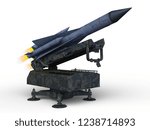 3D CG rendering of Missile