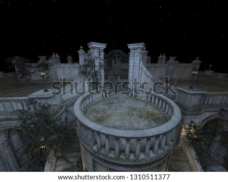 3D CG rendering of residence
