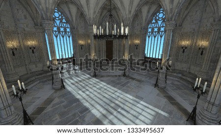 3D CG rendering of residence 