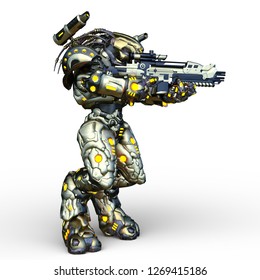 3D CG rendering of robot