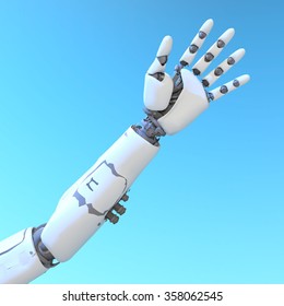 3D CG rendering of robot arm - Shutterstock ID 358062545
