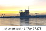 3D CG rendering of ship