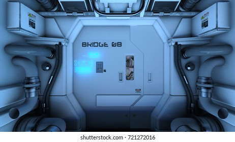 3D CG rendering of the space station