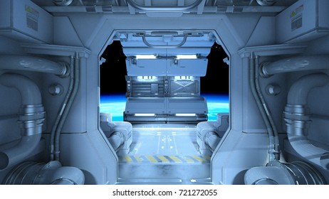3D CG rendering of the space station