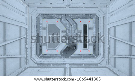 3D CG rendering of the space station