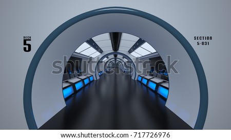 3D CG rendering of the space station