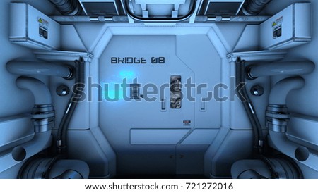 3D CG rendering of the space station