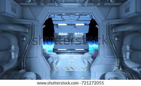 3D CG rendering of the space station