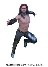 3D CG rendering of strong man