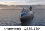 3D CG rendering of Submarine
