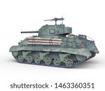 3D CG rendering of tank
