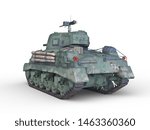 3D CG rendering of tank