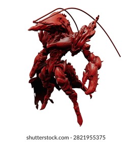 3d Character desiged base on sea animal